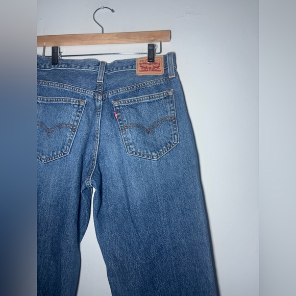 LEVIS premium baggy bootcut distressed jeans size 27 - Picture 6 of 6